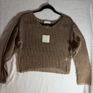 Women's Tan Sweater